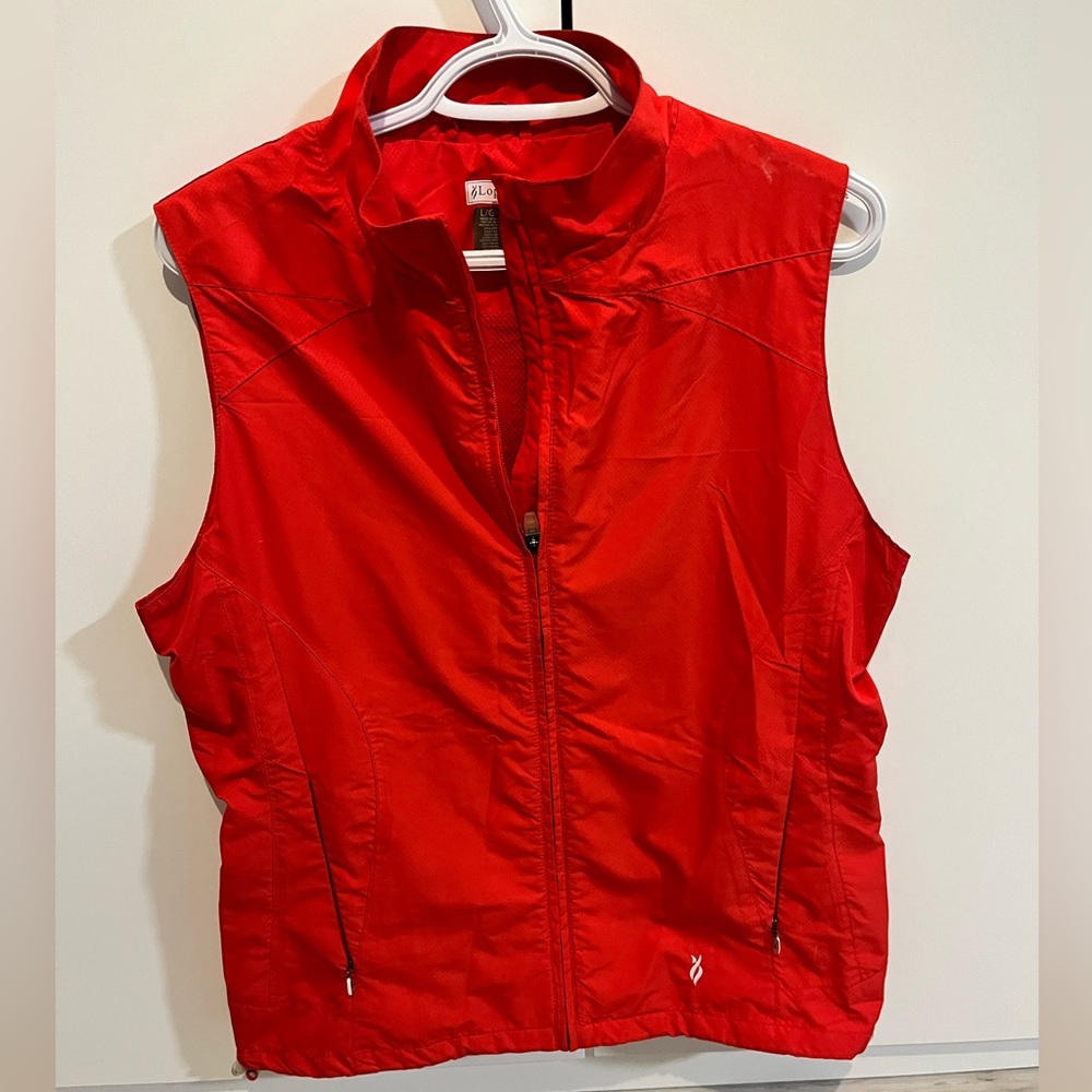 Lopez Red Golf Jacket Size Large